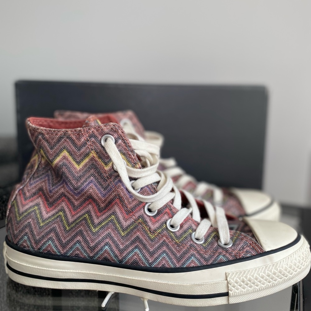 Converse x Missoni Zig Zag Classic High Top 4.5/ 6 Women